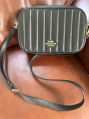 Coach Black Jes Quilted Crossbody